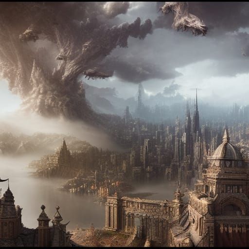 Epic Cinematic Masterpiece in Digital Matte Painting