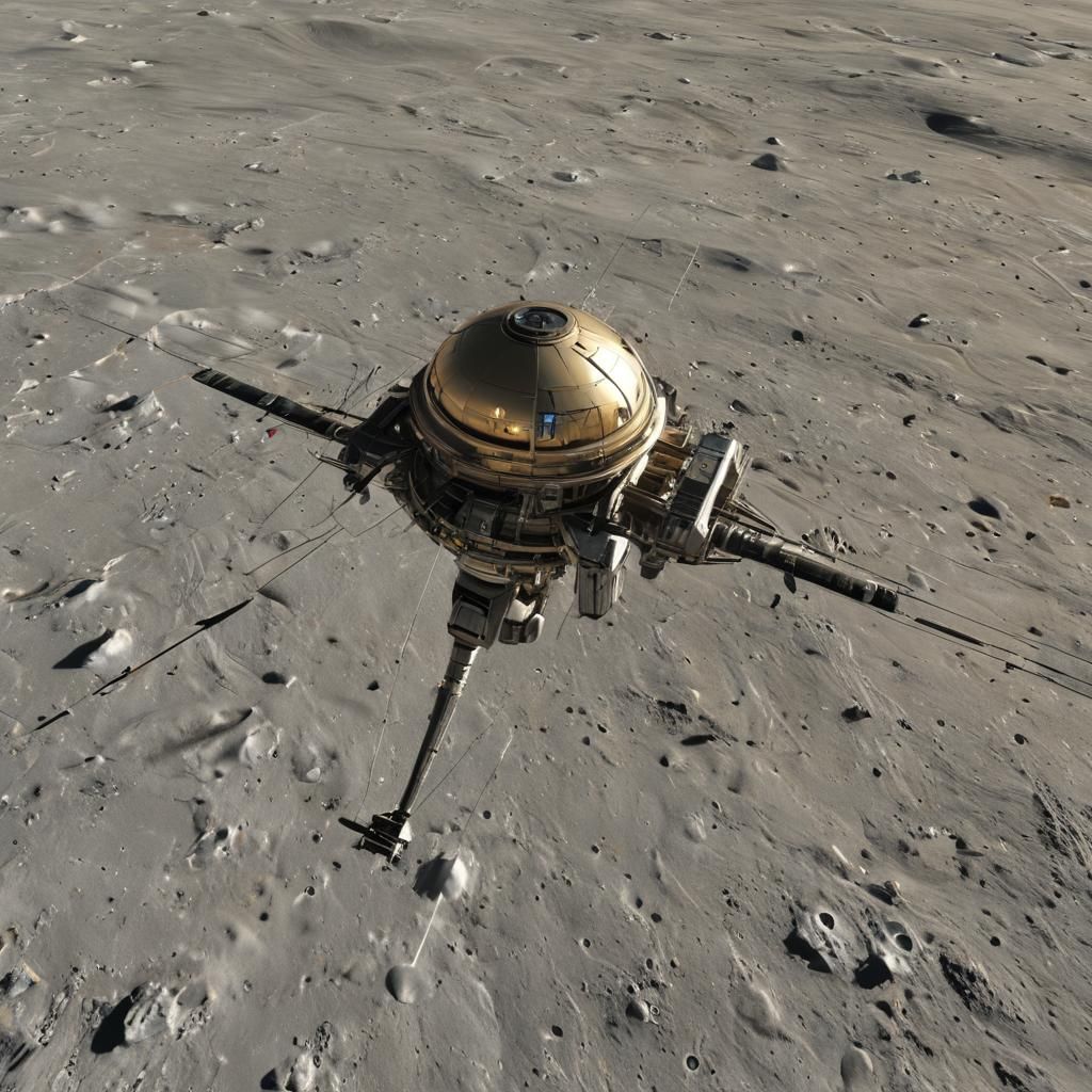 Sleek Titan Space Probe Lands on Saturn's Icy Moon in Cinema...