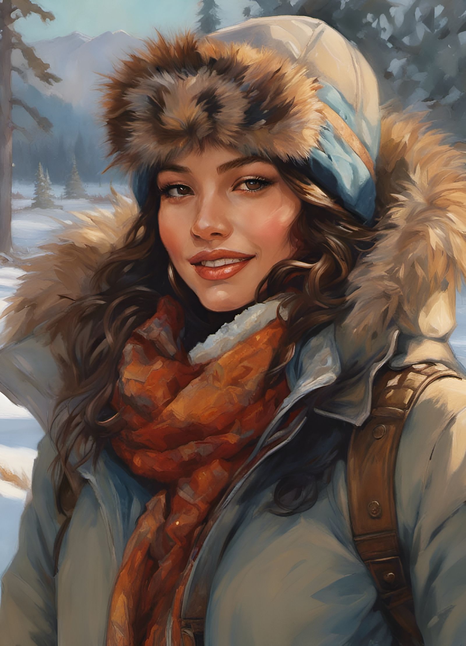 Arctic Girl (Illustration Version)