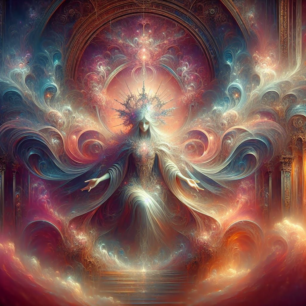 Majestic Holy Mary in Fantastical Splendor