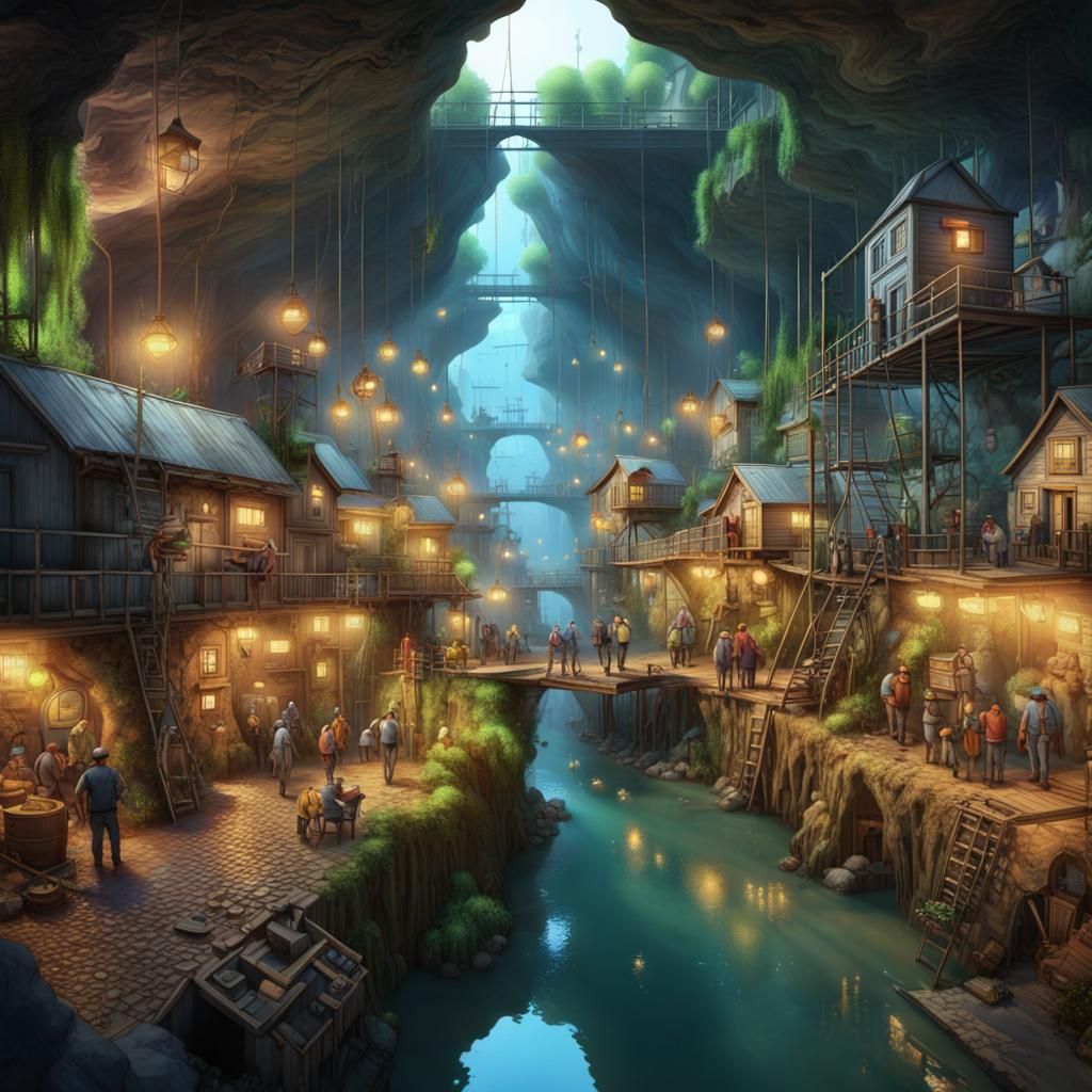 underground mining city