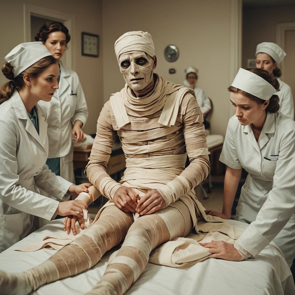 Ancient Mummy Receives Whimsical Medical Treatment