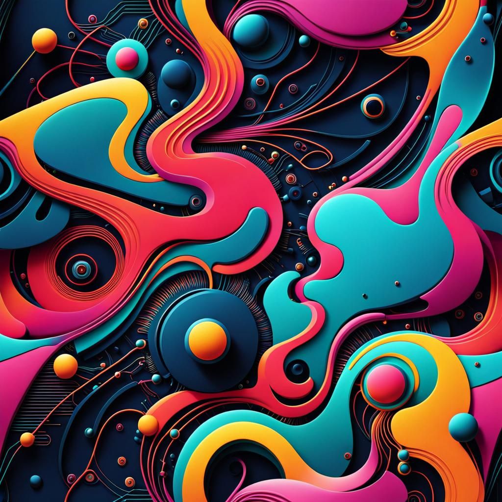 Otherworldly Microcircuitry Patterns