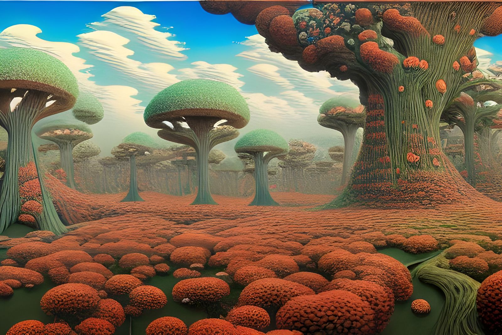 Surreal Dreamworld of a Cosmic Horror in Hyperdetailed 3D