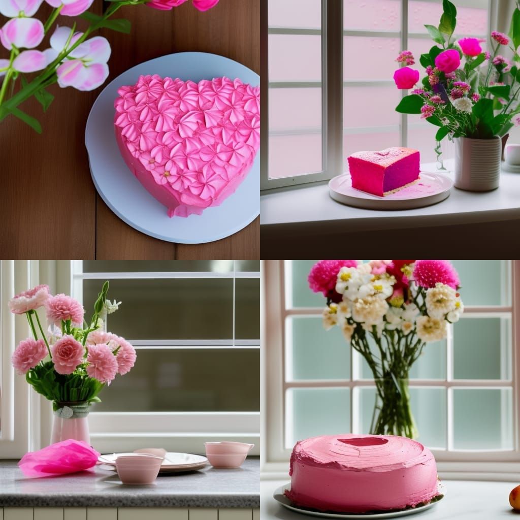 Romantic Kitchen Interlude in Pastel Hues