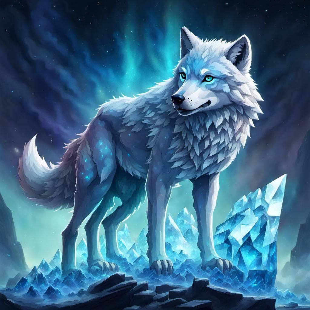 Epic Crystal Wolf