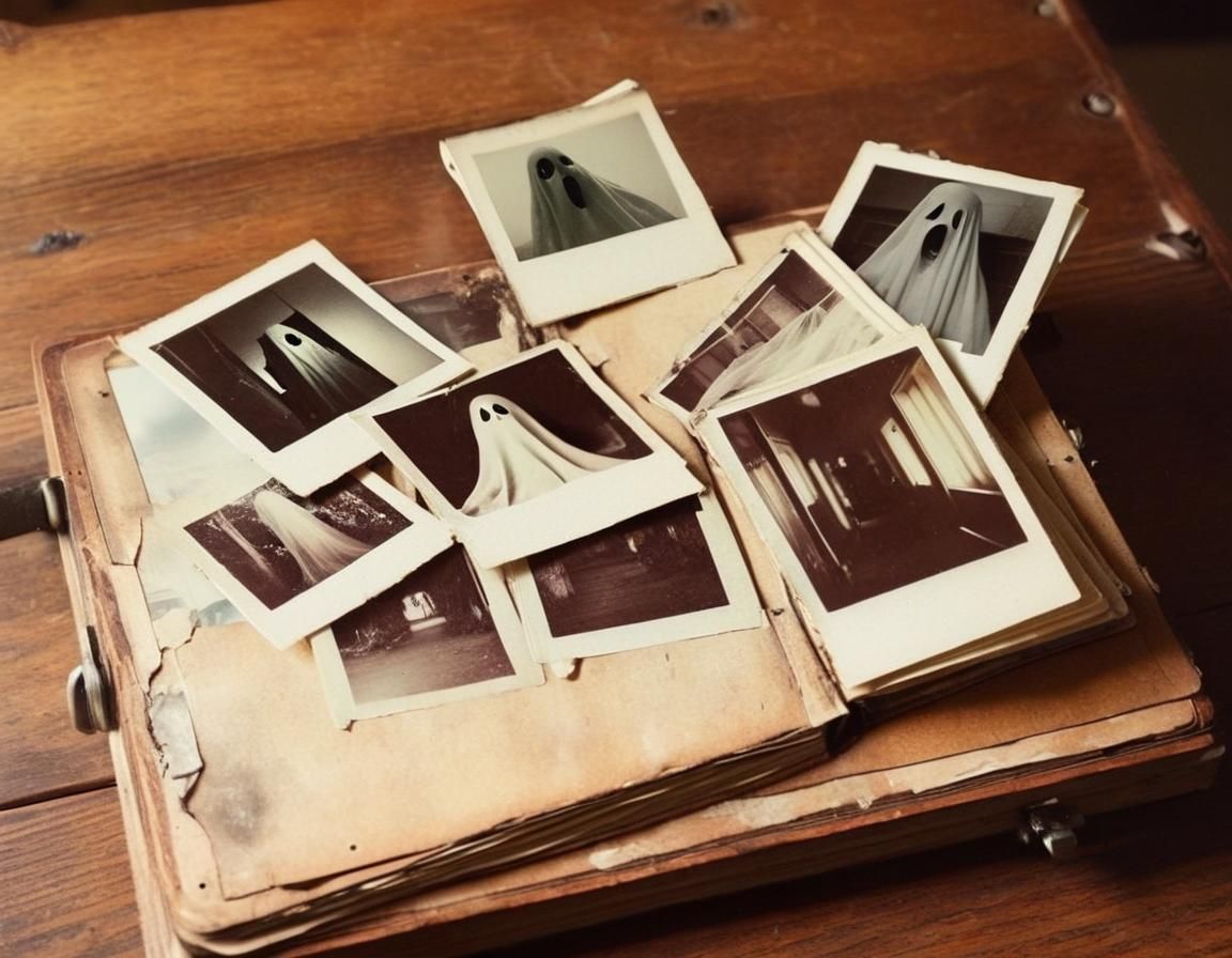 Vintage Ghosts in a Haunting Photo Album