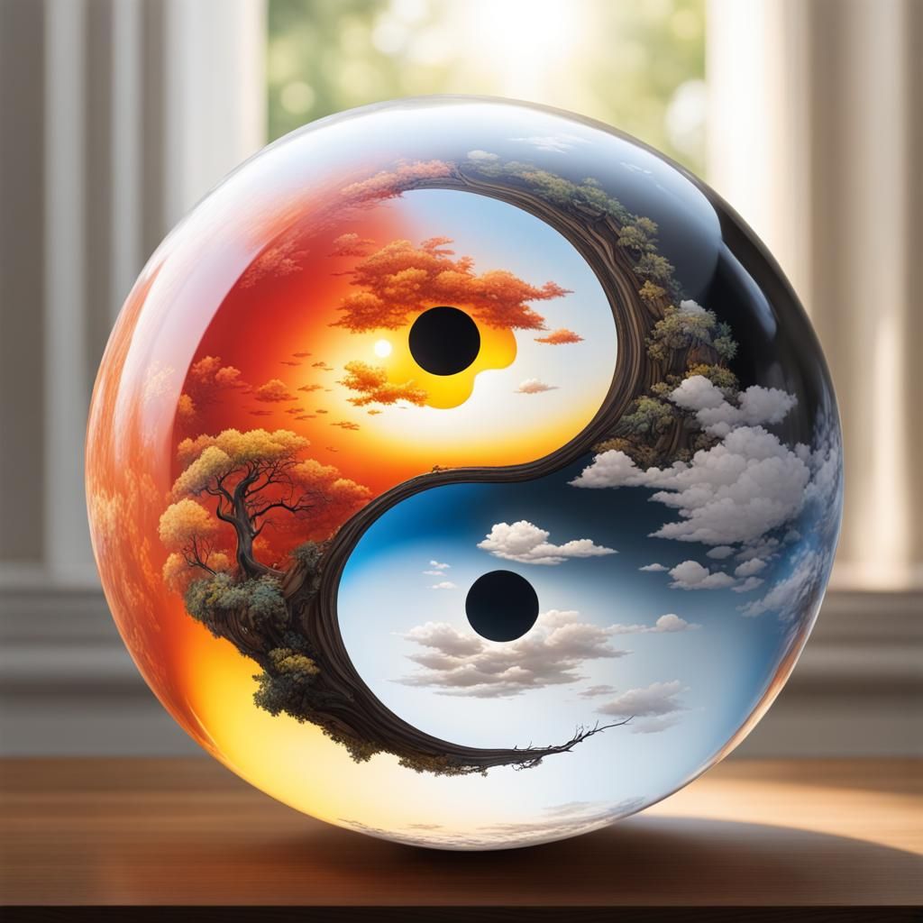 Heaven and Hell: Yin Yang Worlds in Hyperrealism