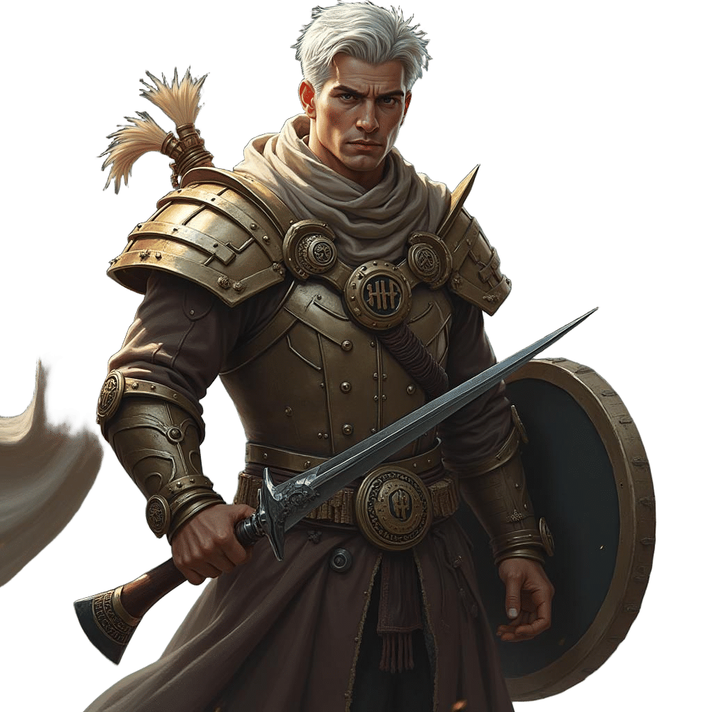 Greek Mythology Hero in Detailed Matte Painting