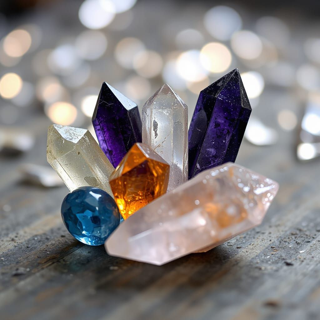 Glistening Druse of Crystal Clusters