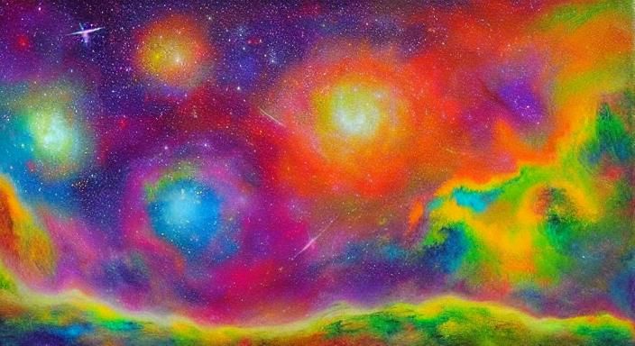 Artwork that conveys the sense of awe and wonder inspired by...