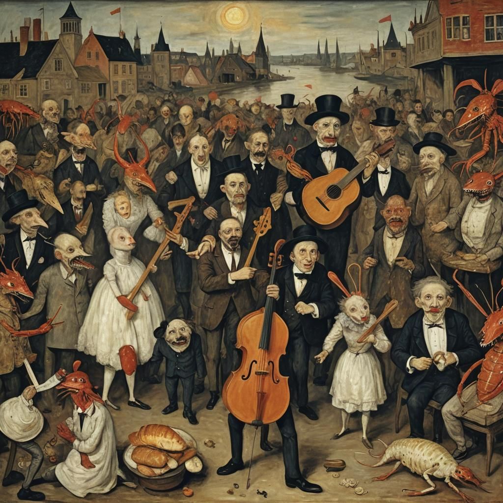 Darkly Humorous Still Life in a Flemish Aesthetic