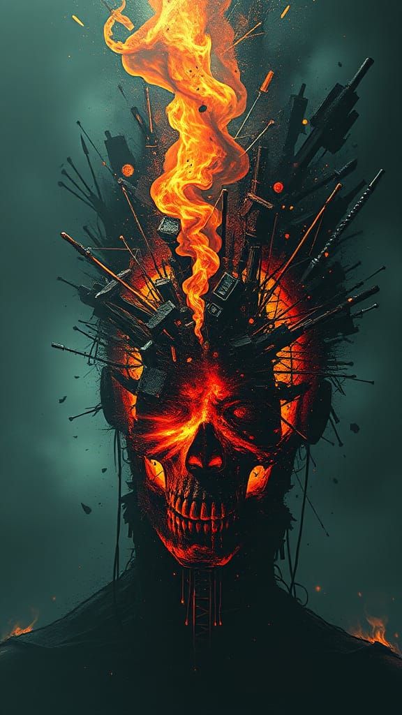 Cosmic Disintegration in Infinite Terror