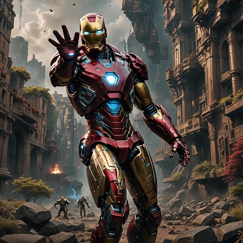 Epic Fantasy Ironman in Stunning Deep Colors