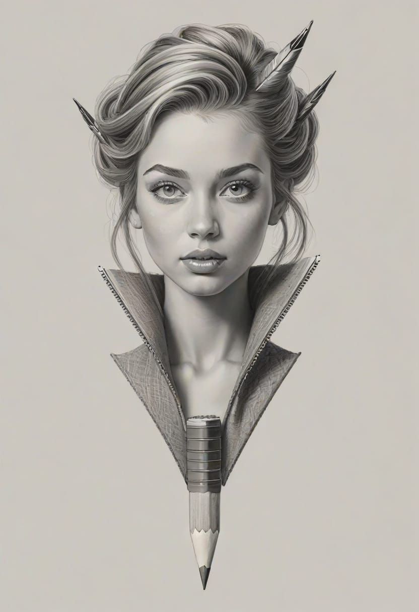 Realistic Color Pencil Drawing of a Majestic Lion