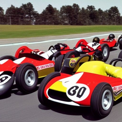 Retro Can-Am Racing in Full Motion