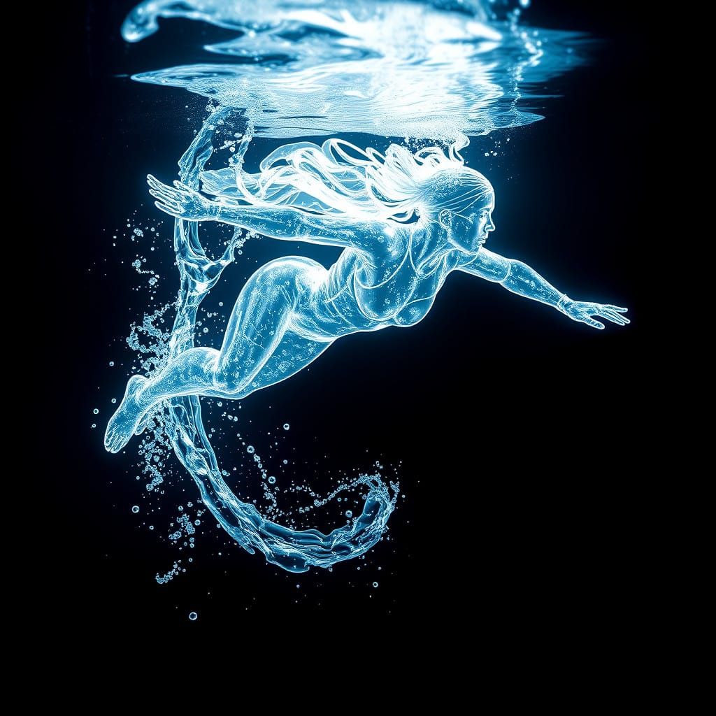 In painting, double exposure