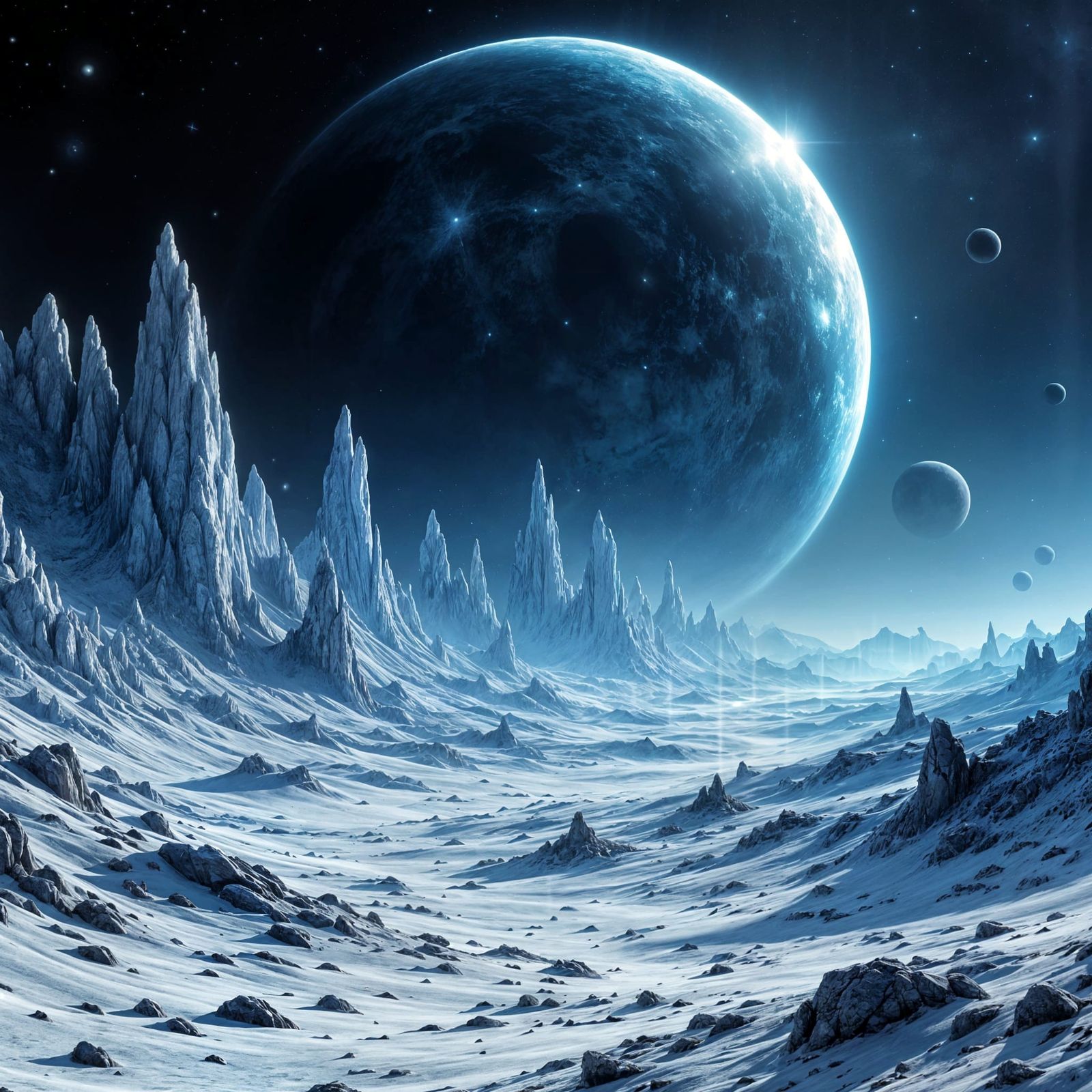 Frosty Exoplanet Orbiting a Blue Dwarf