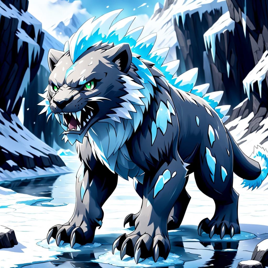 Majestic Ice Sabertooth Fakemon