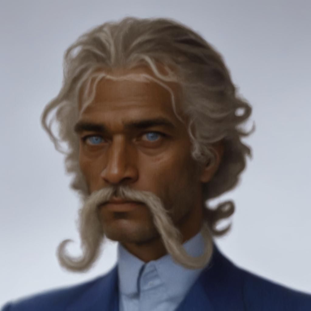 Mysterious Figure in Triadic Colors