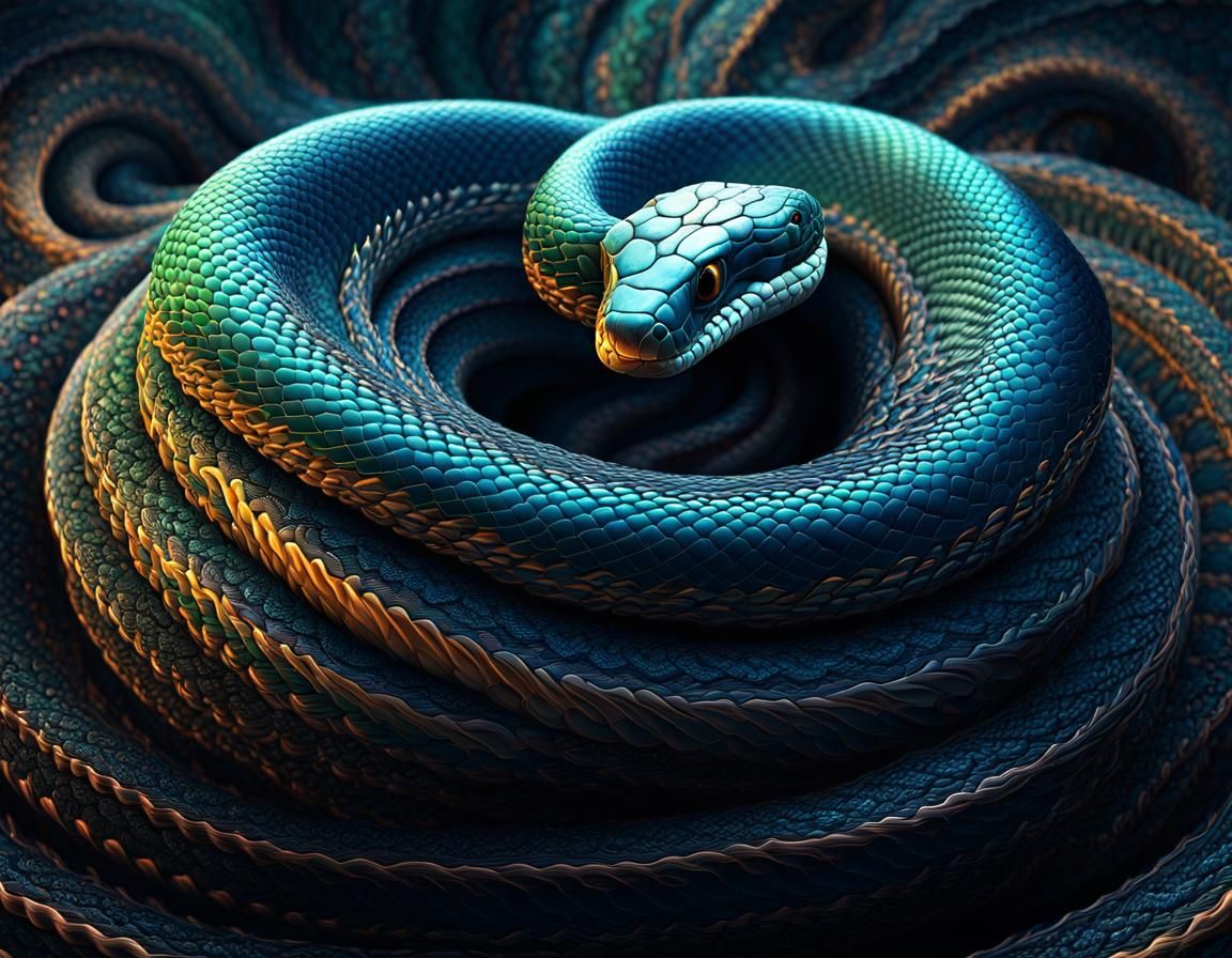 SNAKE COILED