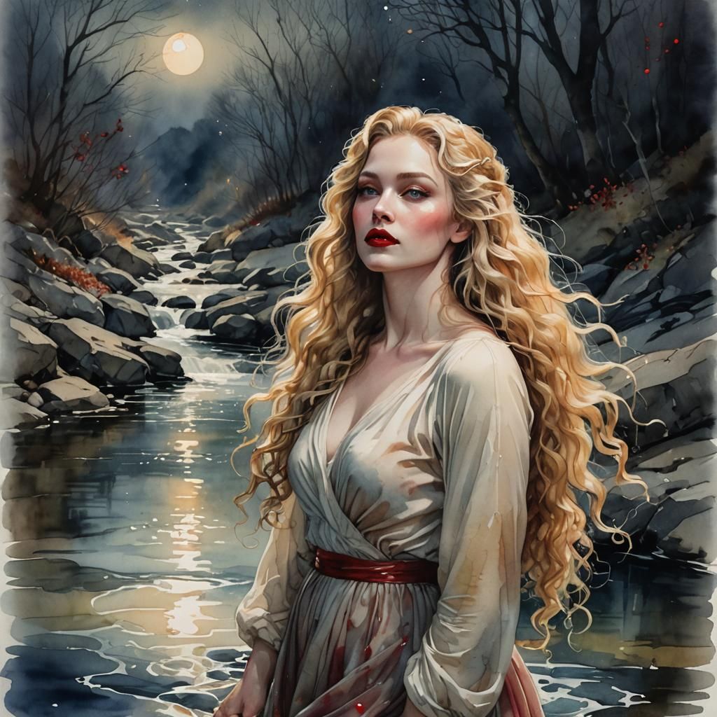 Moonlight and Flaxen Hair