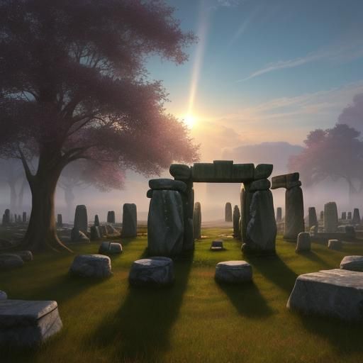 Ancient Stone Circle Awakens at Sunrise