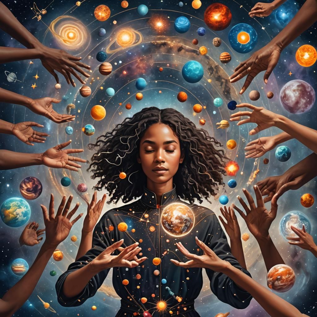 Cosmic Mother Empowers with Diverse Care