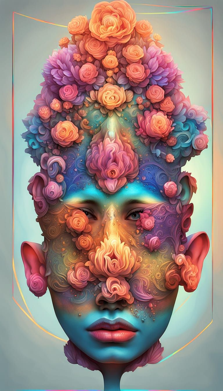 Four Stages of Human Psychological Evolution in Neon