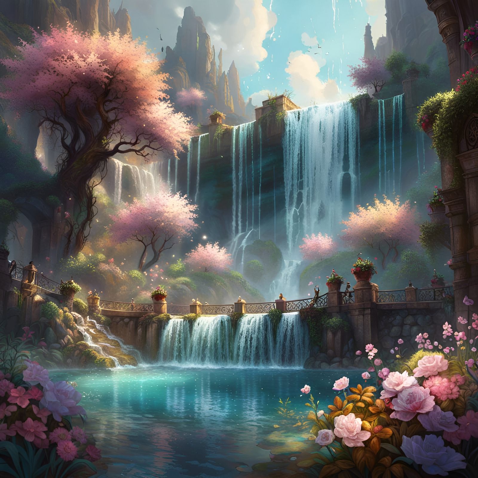 Surreal Lace Dreamscapes in Hyper-Realistic Beauty