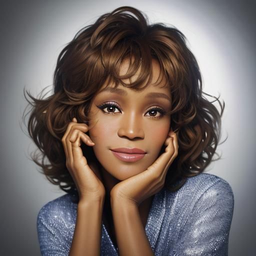 Soulful Pop Icon in Elegant Close-up Portrait
