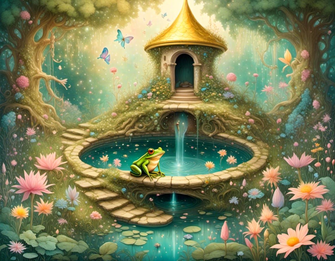 beautiful magical well