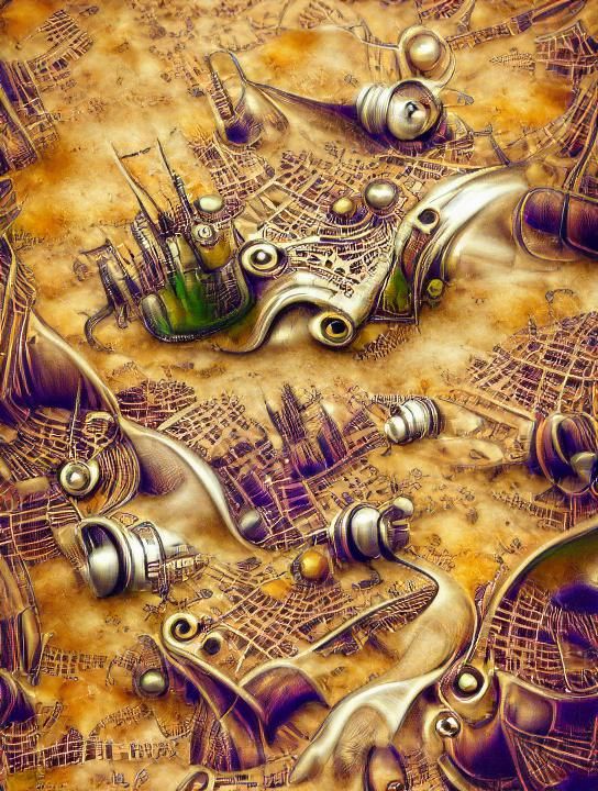 View on approach to the Martian Colonies