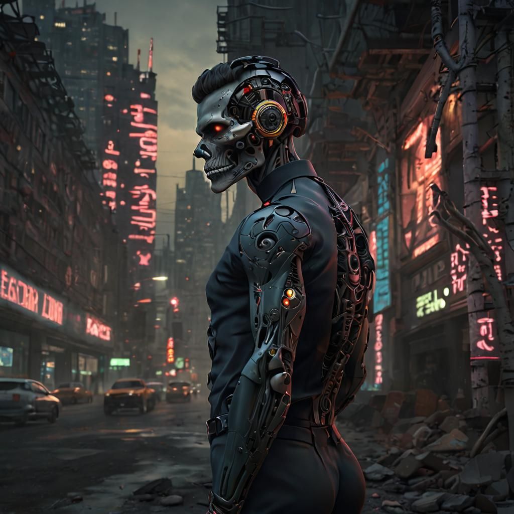 Atomic Age Visionary in Radiant Retrofuturism