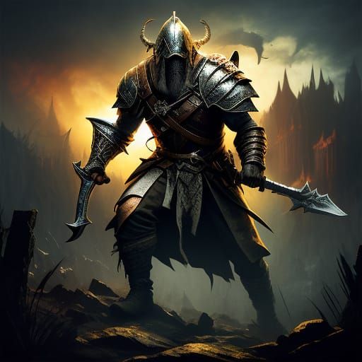 Dwarf and Orc Kings United in Battle