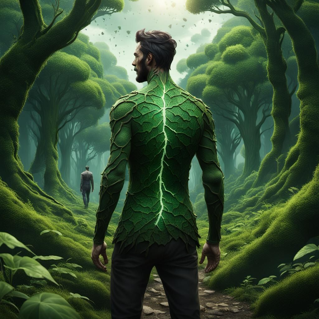 Forest Man transformation. Part 3