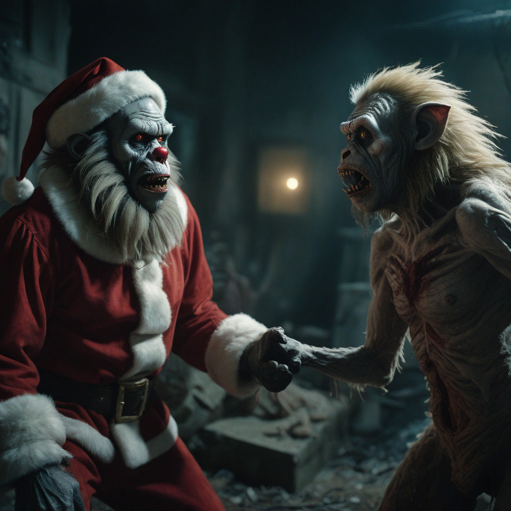 Violent Confrontation in Abandoned Winter Wonderland