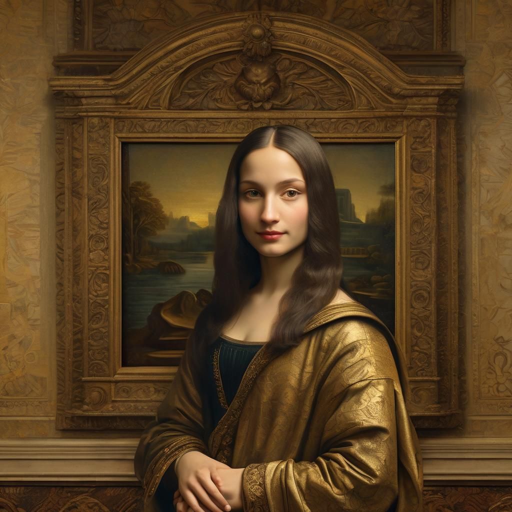 Renaissance Masterpiece in Soft Golden Light