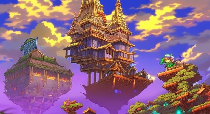 Terrarish Anime-Inspired Digital Art