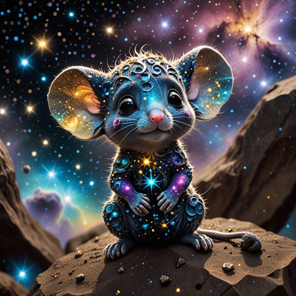 Fractal Nebula in Dreamy Chibi Form