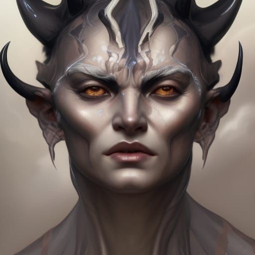 Dark Demon in Triadic Colors Concept Art