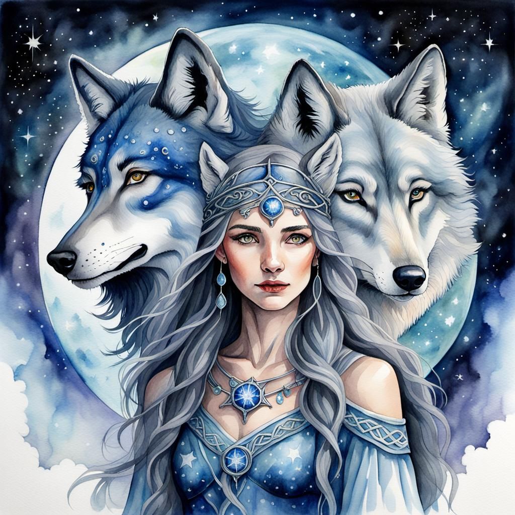 Ethereal Fantasy Portrait of a Druid Princess