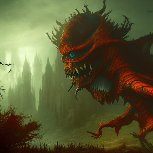 Surreal Monster Unveils Haunting Fantasy Realm