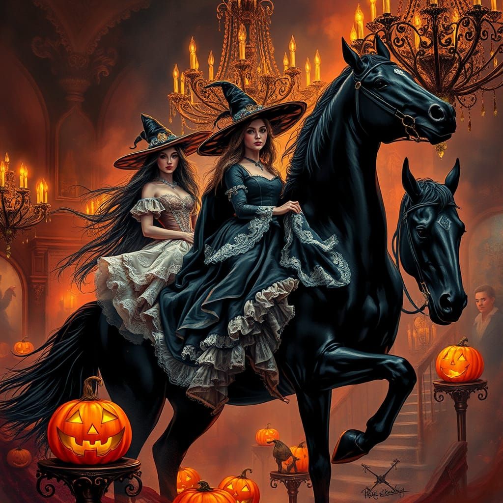 Victorian-Inspired Witches Ride into a Whirlwind of Magical...