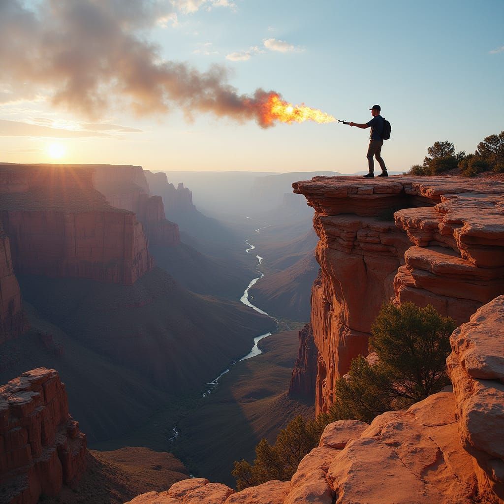 Grand Canyon Grenade Incident on July 4th