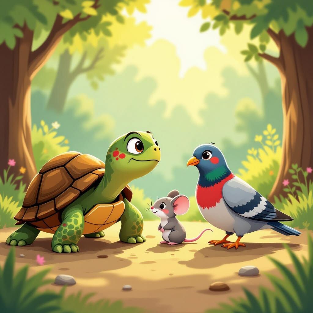 Animal Heroes Unite Against Evil in Storybook Style