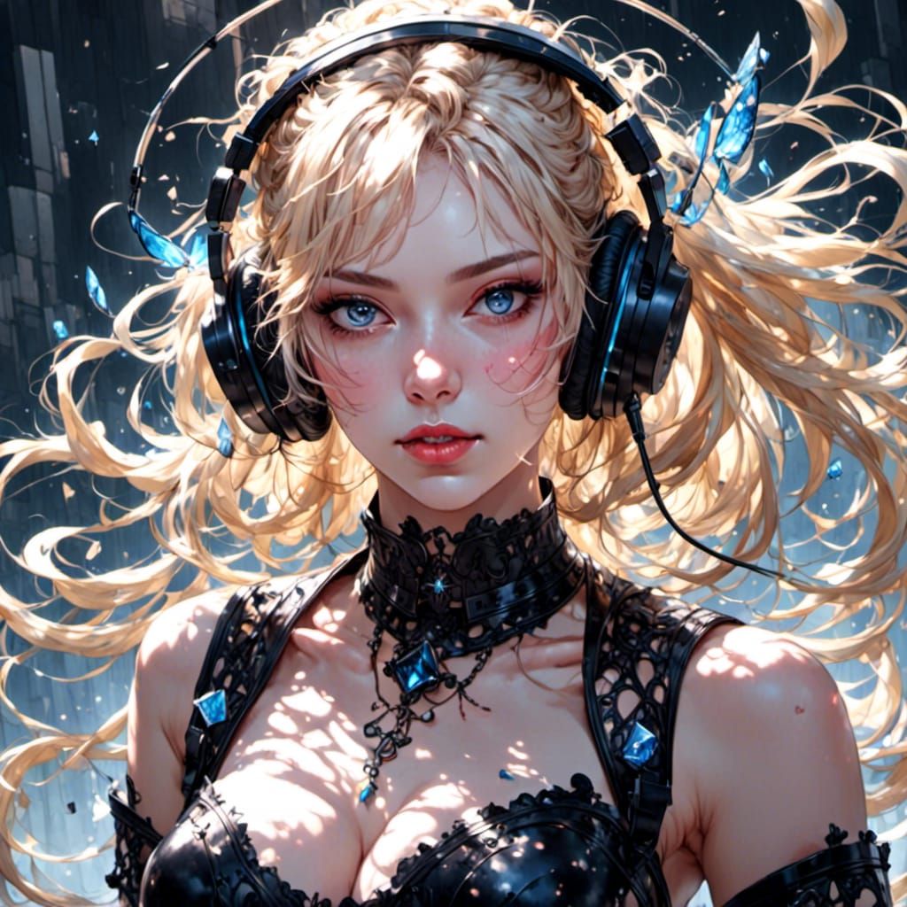 Beautiful Blonde Dancer in Motion