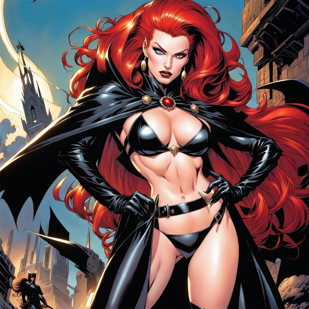 Sultry Goblin Queen Madelyne Pryor Channels Dark Comic Book....