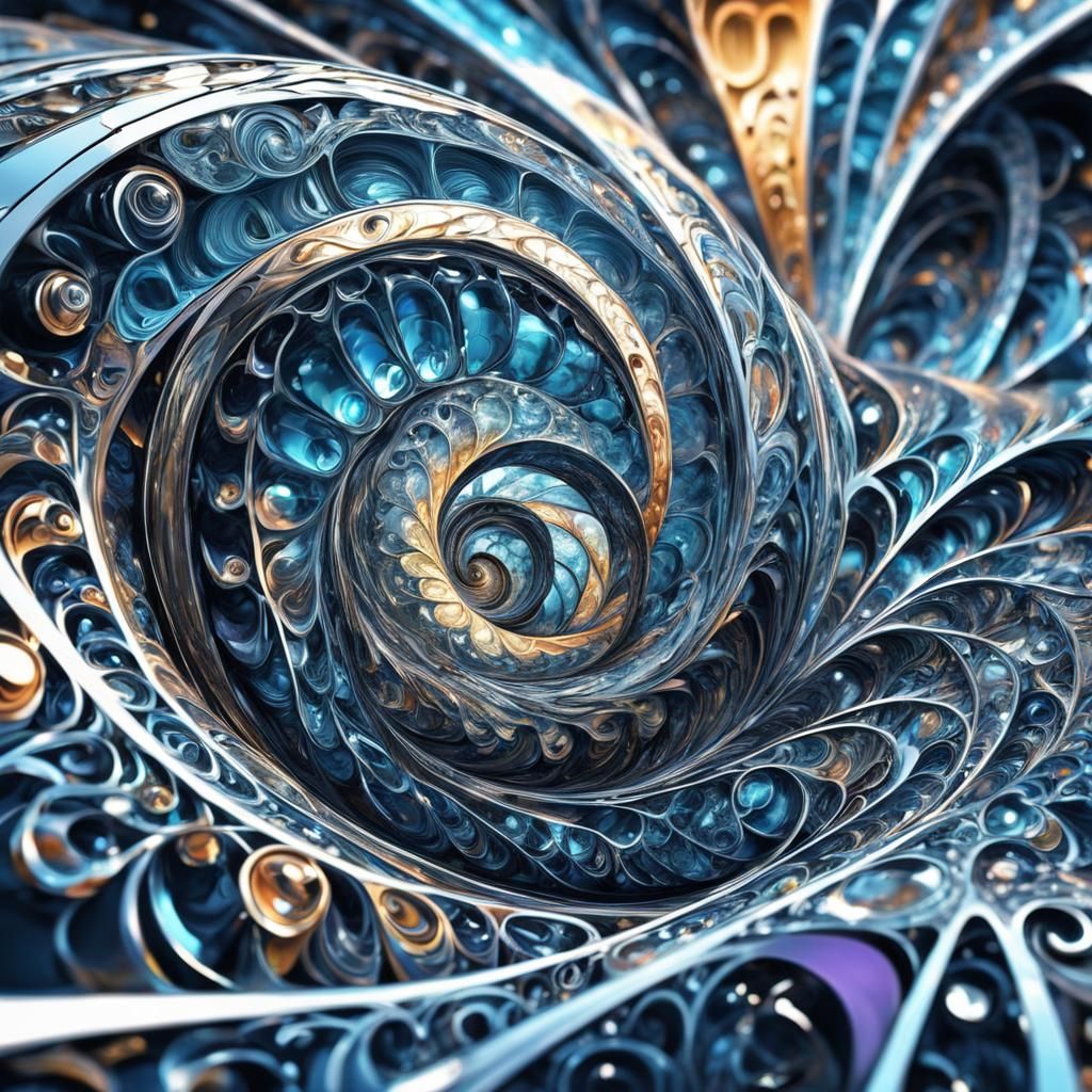 Abstract Head Form with Intricate Details