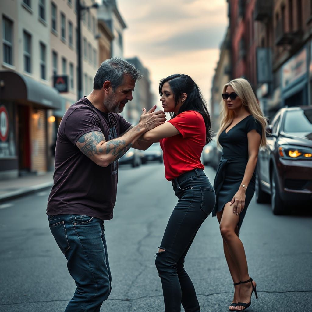 Tattooed Rivalry in the City Streets